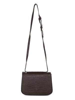 brown leatherette regular sling bag - 16836329 - Standard Image - 5