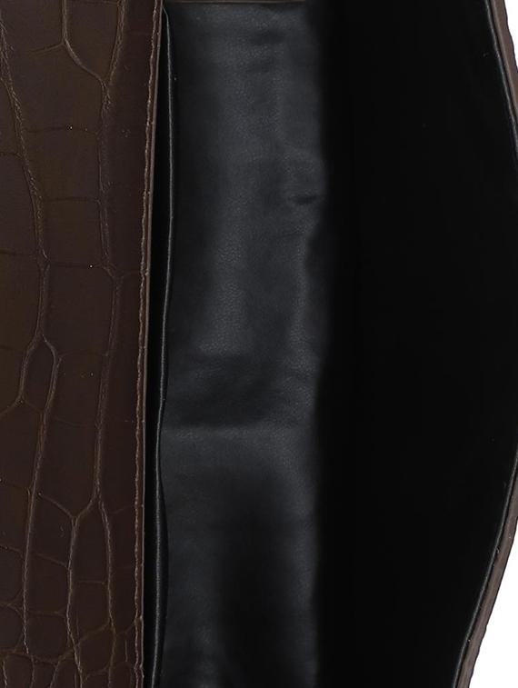 brown leatherette regular sling bag - 16836329 - Zoom Image - 3