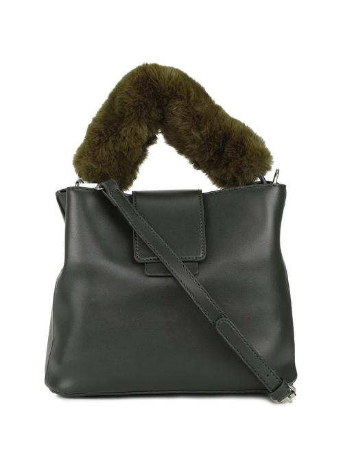 green leatherette regular sling bag - 16836333 - Standard Image - 1