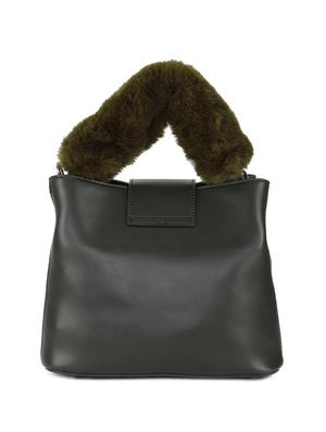 green leatherette regular sling bag - 16836333 - Standard Image - 2