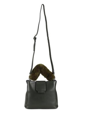 green leatherette regular sling bag - 16836333 - Standard Image - 5