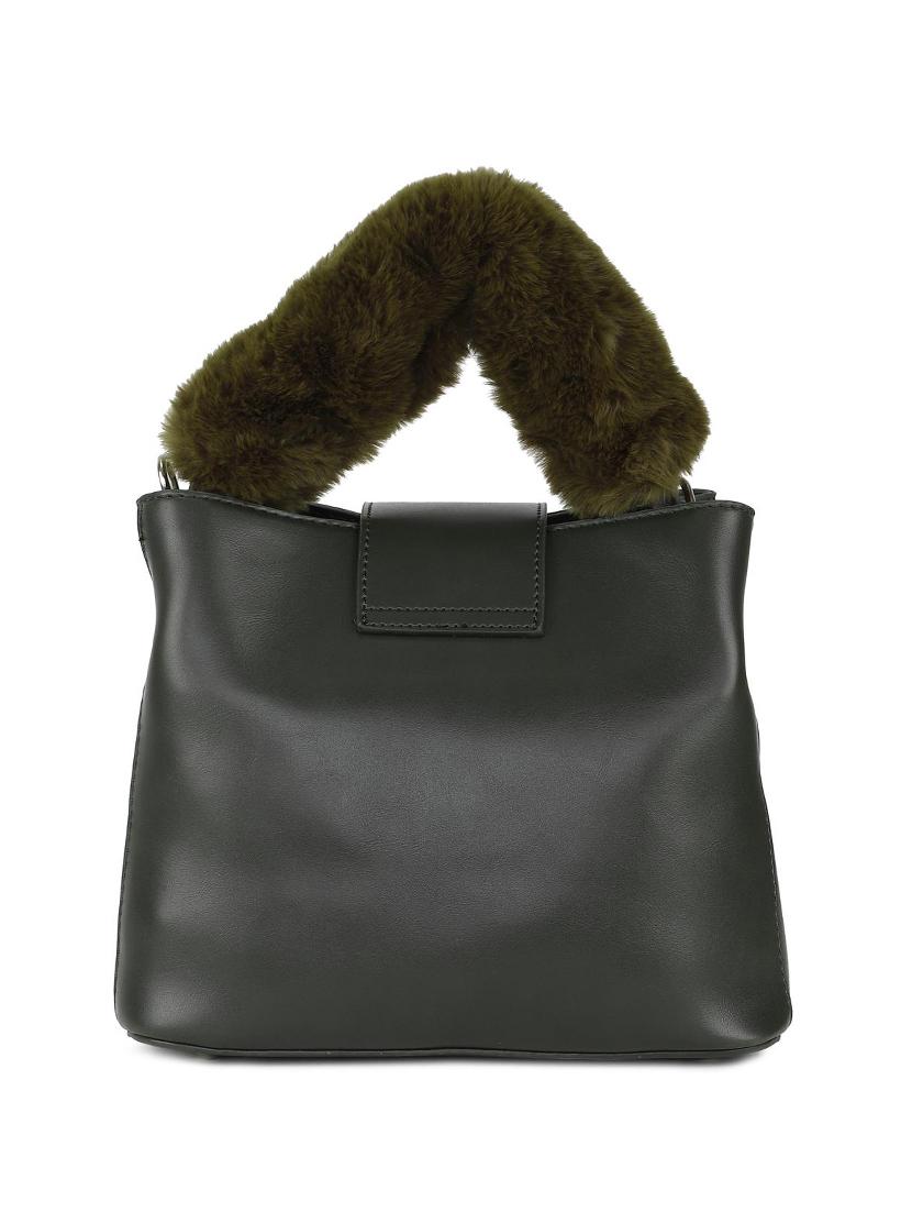 green leatherette regular sling bag - 16836333 - Zoom Image - 2