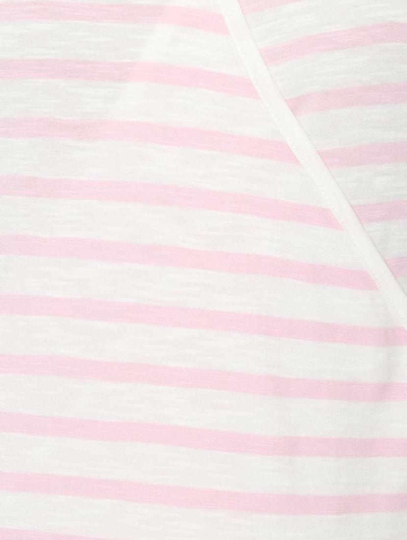 flute sleeve striped top - 16836370 - Zoom Image - 4