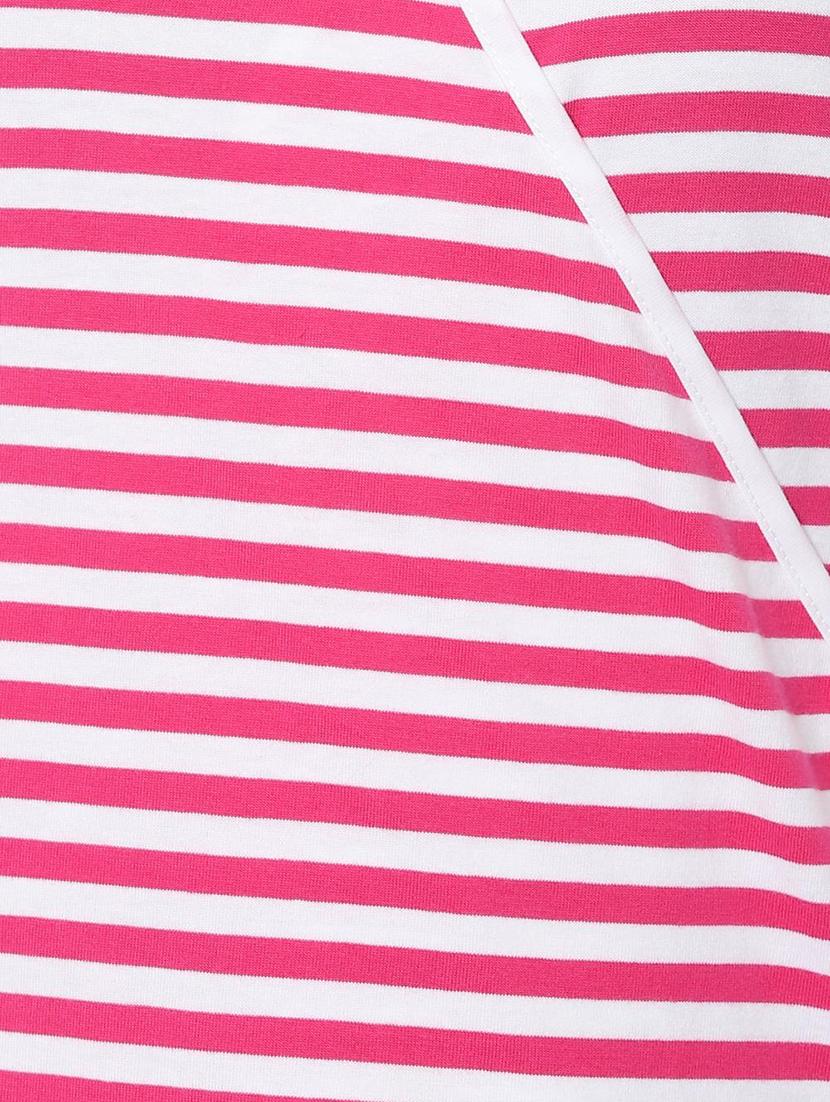 flute sleeve striped top - 16836371 - Zoom Image - 4
