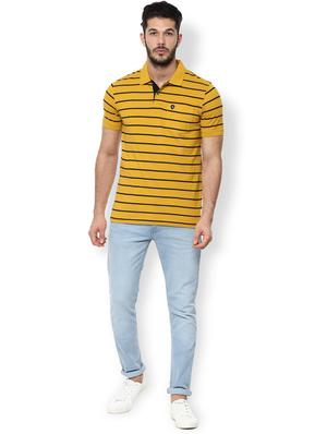 yellow striped polo t-shirt - 16836554 - Standard Image - 3