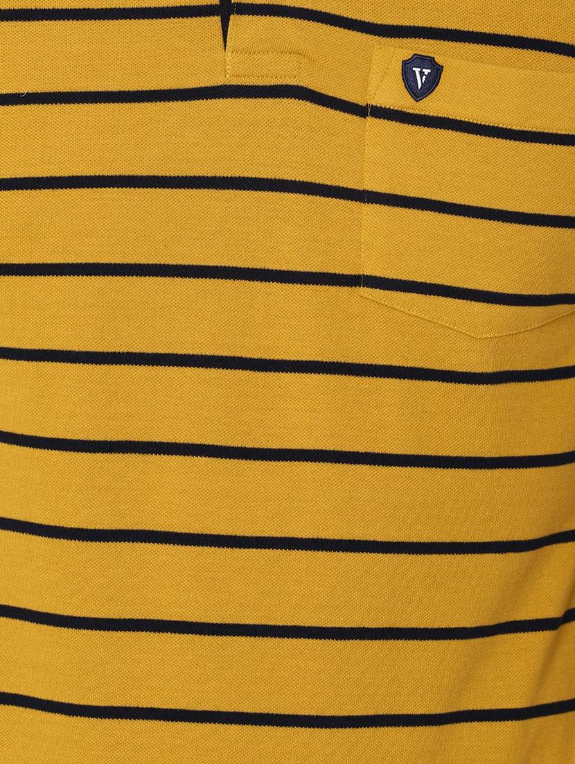 yellow striped polo t-shirt - 16836554 - Zoom Image - 4