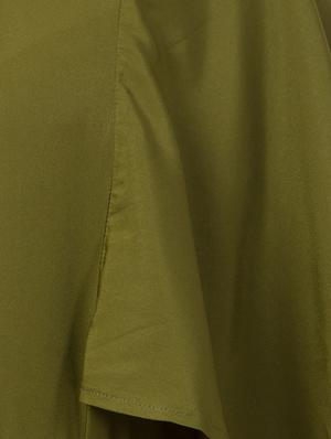 cape sleeves maxi dress - 16836672 - Standard Image - 4