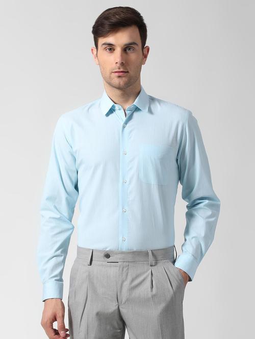blue striped formal shirt - 16836808 - Standard Image - 1