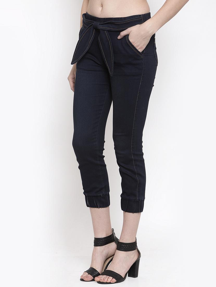 high rise tie front capris - 16837096 - Zoom Image - 2