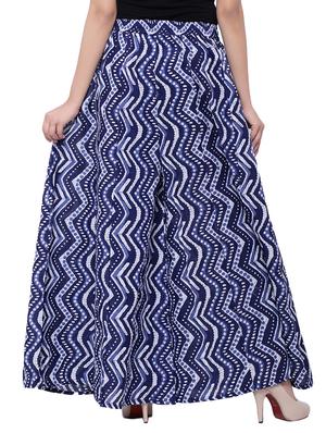 printed flared palazzo - 16837174 - Standard Image - 3