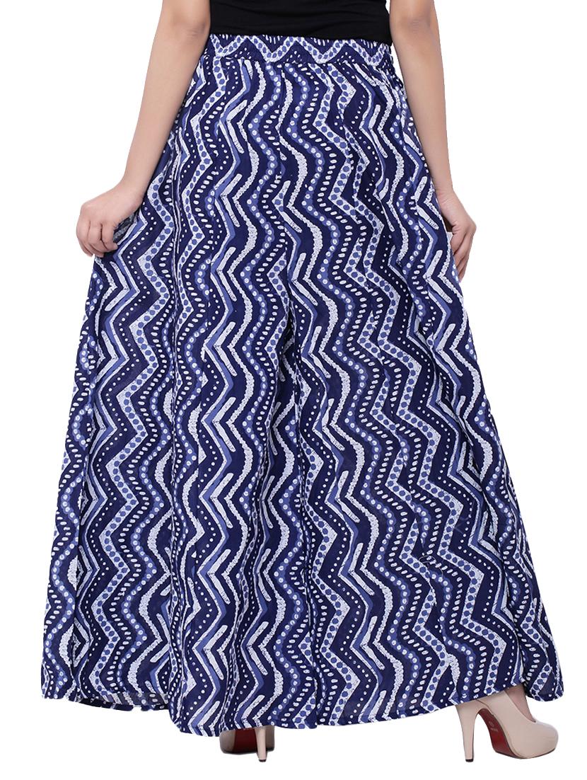 printed flared palazzo - 16837174 - Zoom Image - 3