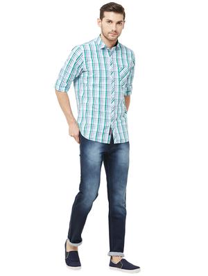 navy blue heavy washed denim jeans - 16837473 - Standard Image - 4