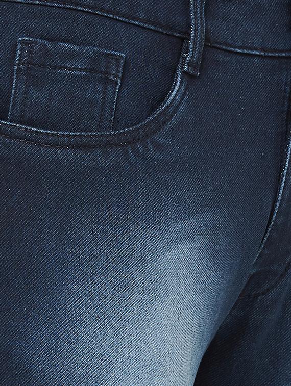 navy blue heavy washed denim jeans - 16837473 - Zoom Image - 5