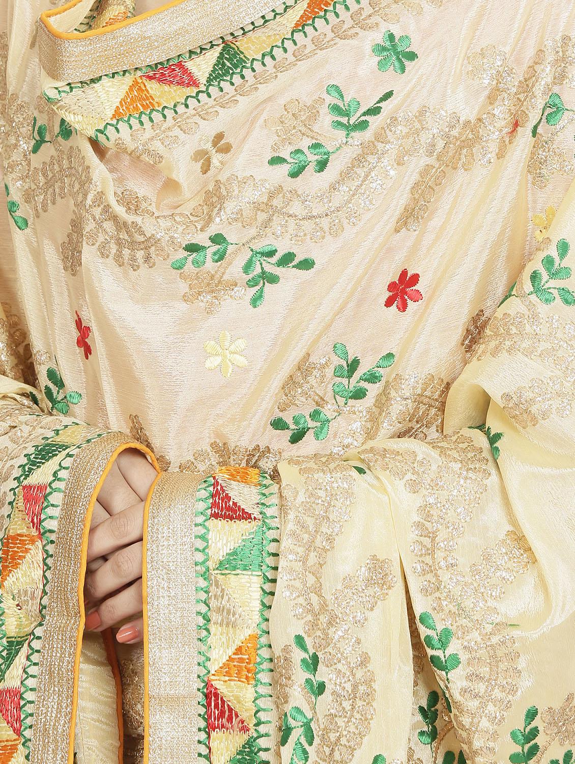 self design phulkari dupatta - 16837568 - Zoom Image - 2