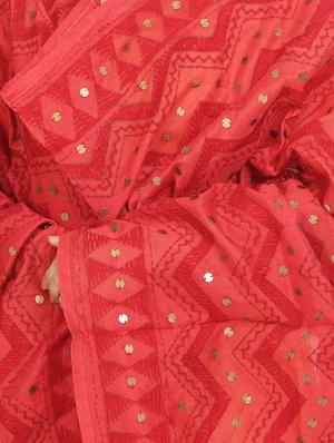 solid phulkari dupatta - 16837594 - Standard Image - 2