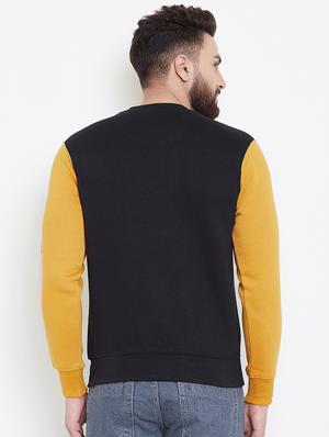 black fleece printed sweatshirt - 16837847 - Standard Image - 3