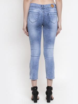 mid rise stone washed jeans - 16837892 - Standard Image - 3