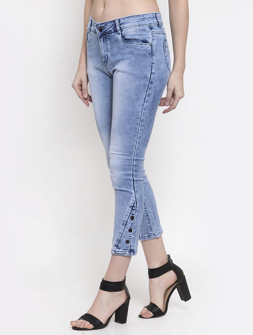 mid rise stone washed jeans - 16837892 - Zoom Image - 2