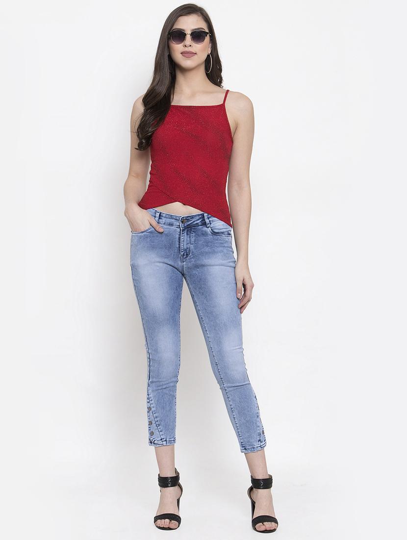 mid rise stone washed jeans - 16837892 - Zoom Image - 4