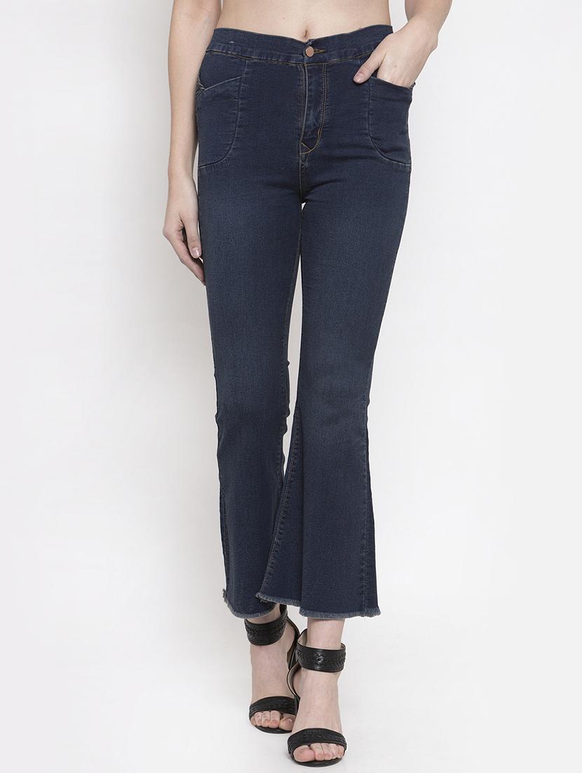 high rise boot cut jeans - 16837894 - Zoom Image - 1