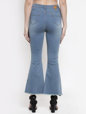 high rise boot cut jeans - 16837895 - Standard Image - 3