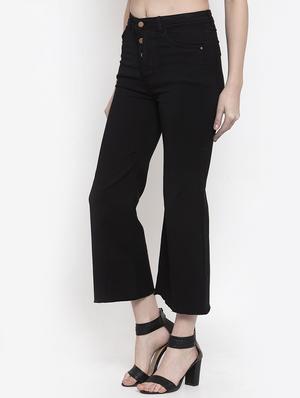 button flap high rise jeans - 16837900 - Standard Image - 2