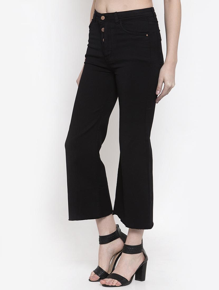 button flap high rise jeans - 16837900 - Zoom Image - 2