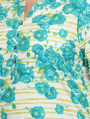 floral straight kurta - 16838056 - Standard Image - 4