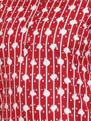 printed straight kurta - 16838098 - Standard Image - 5