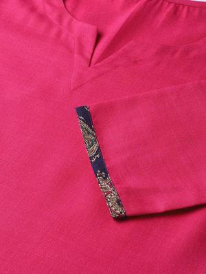 solid kurta skirt set - 16838117 - Standard Image - 4