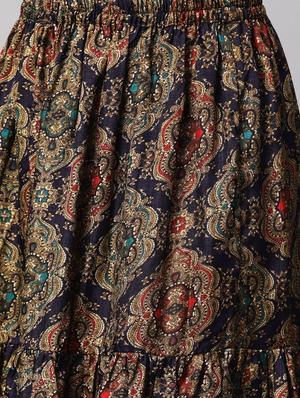 solid kurta skirt set - 16838117 - Standard Image - 5