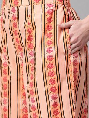 checkered kurta palazzo set - 16838125 - Standard Image - 5