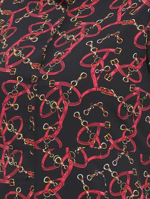 scarf print plus dress - 16838229 - Standard Image - 5