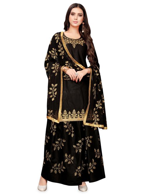embroidered unstitched suit - 16838618 - Standard Image - 1