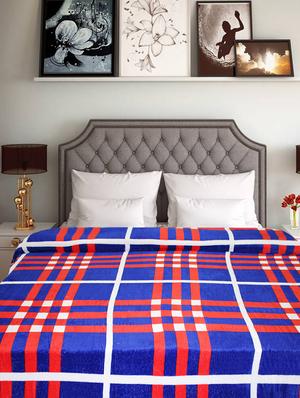 double bed warm and cozy flanno blanket - 16839086 - Standard Image - 2