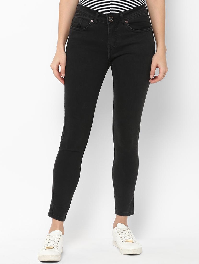 mid rise solid jeans - 16839120 - Zoom Image - 1