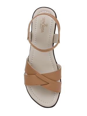 brown back strap sandals - 16839149 - Standard Image - 4