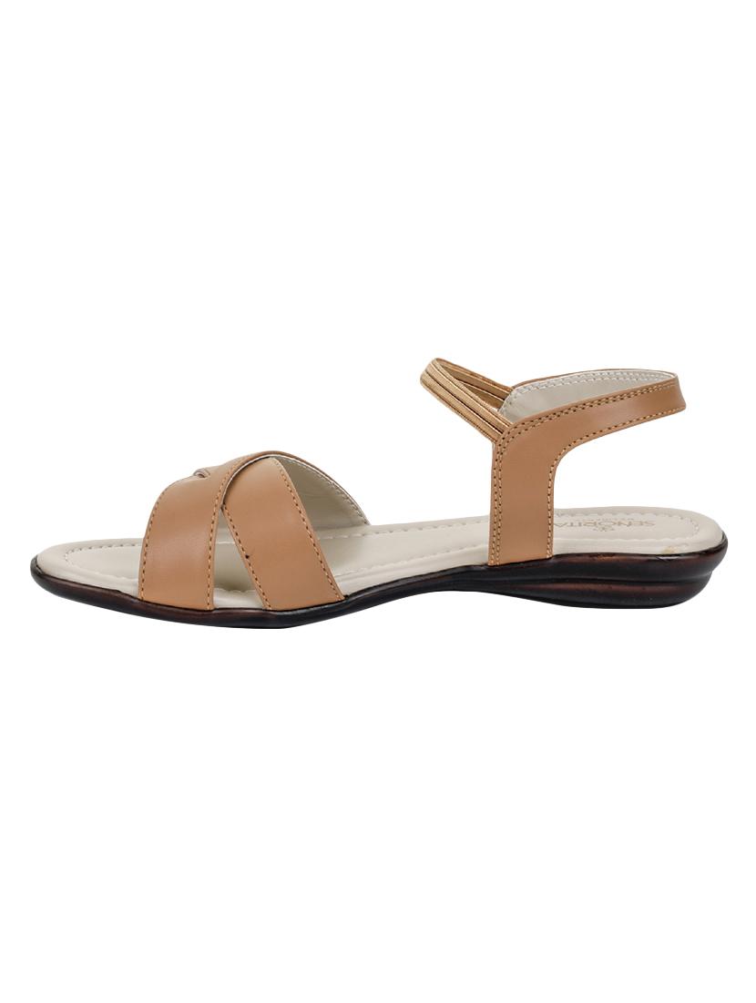 brown back strap sandals - 16839149 - Zoom Image - 3