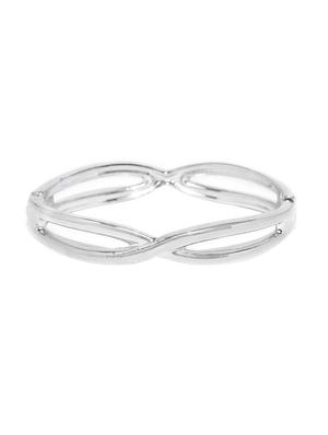 silver brass bangle bracelet - 16839479 - Standard Image - 2
