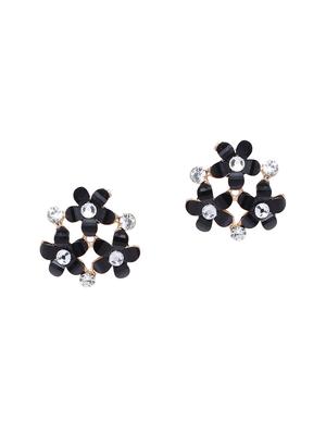 black brass studs earring - 16839524 - Standard Image - 2