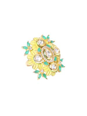 green brass finger ring - 16839599 - Standard Image - 2