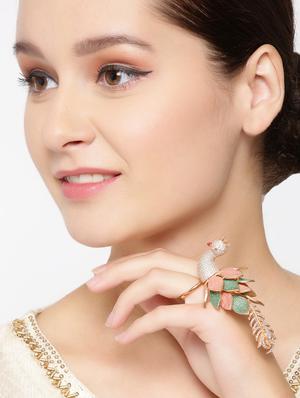 multi colored brass finger ring - 16839626 - Standard Image - 3