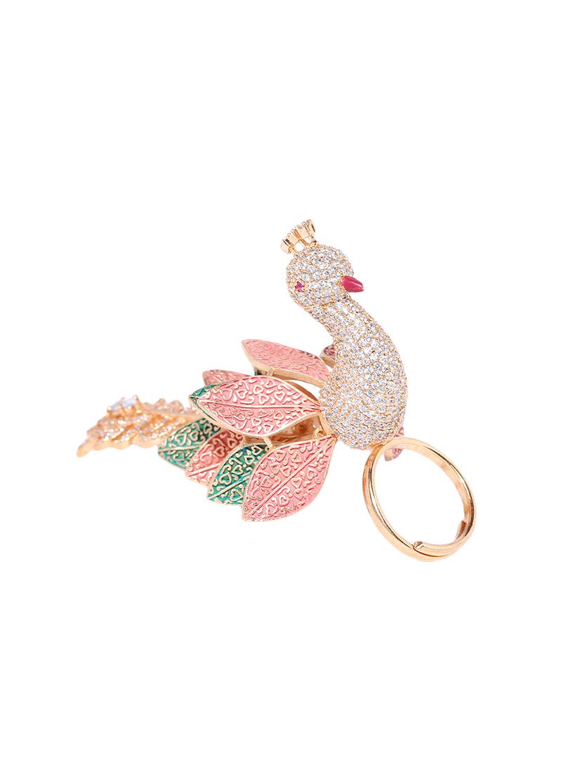 multi colored brass finger ring - 16839626 - Zoom Image - 1
