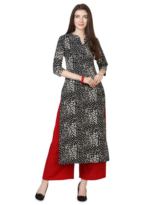 printed kurta palazzo set - 16839910 - Standard Image - 1