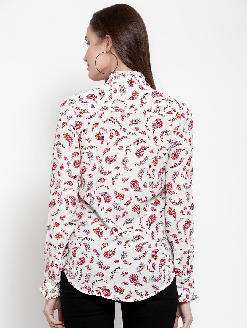 long sleeved floral shirt - 16839924 - Zoom Image - 3