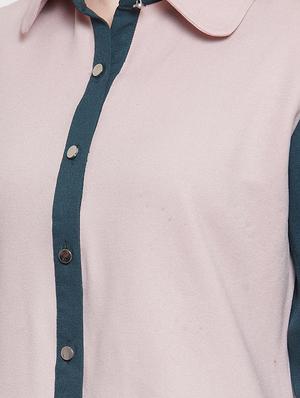 color block long sleeved shirt - 16839930 - Standard Image - 5