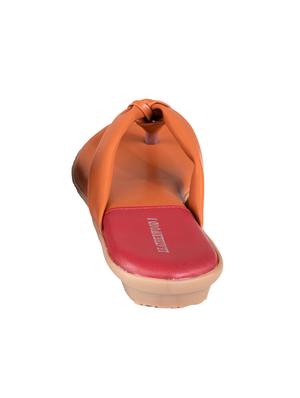 orange toe separator sandals - 16840172 - Standard Image - 3
