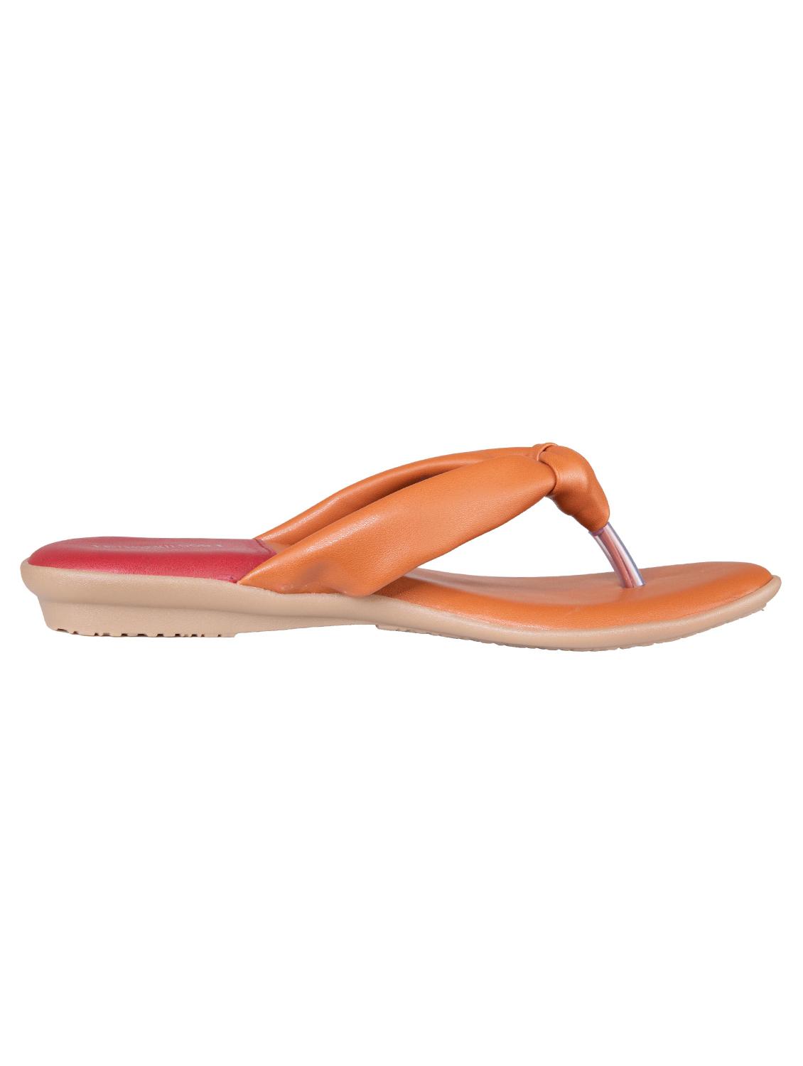 orange toe separator sandals - 16840172 - Zoom Image - 2