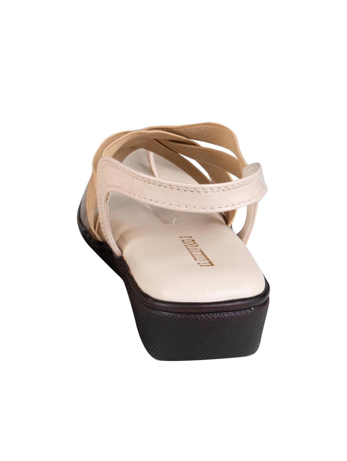 beige back strap sandals - 16840178 - Zoom Image - 3