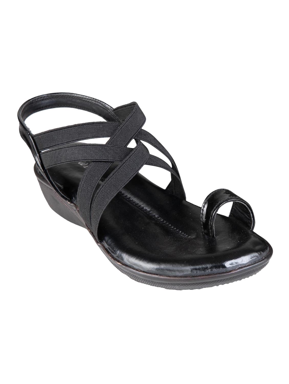 black back strap sandals - 16840179 - Zoom Image - 1